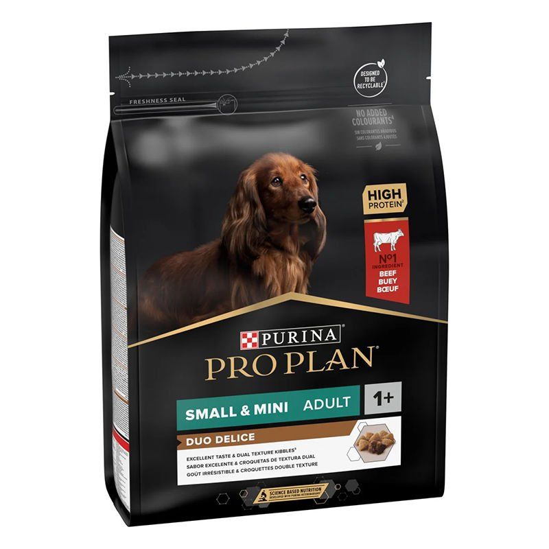 Proplan Duo Delice Sığır Etli Yetişkin Küçük Irk Köpek Maması 2,5 Kg