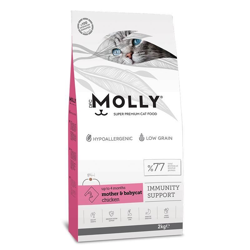 Molly Mother&Babycat Tavuklu Yavru ve Anne Kedi Maması 2kg