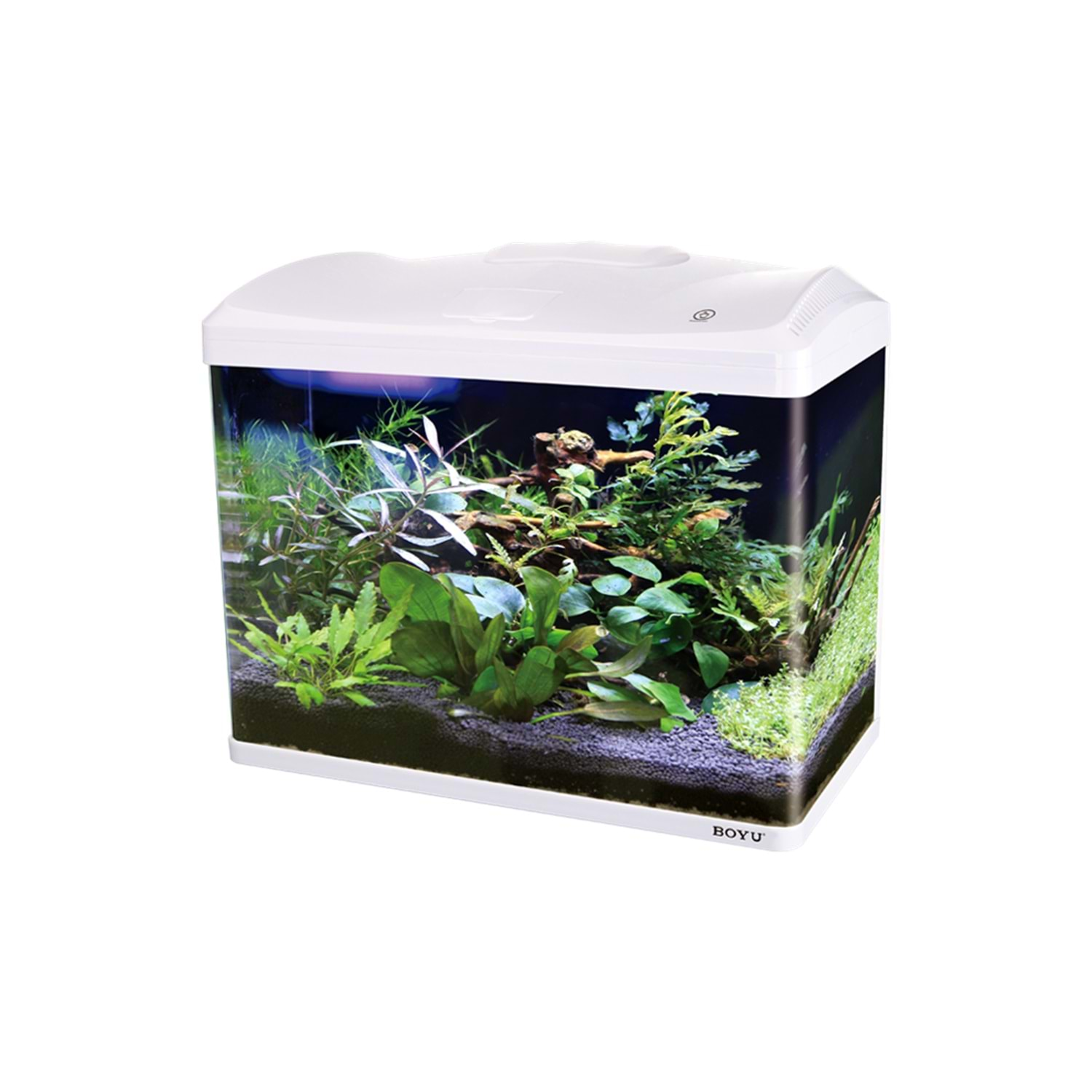 BOYU EC-600 AKVARYUM BEYAZ 60*30*50.7cm 66Lt