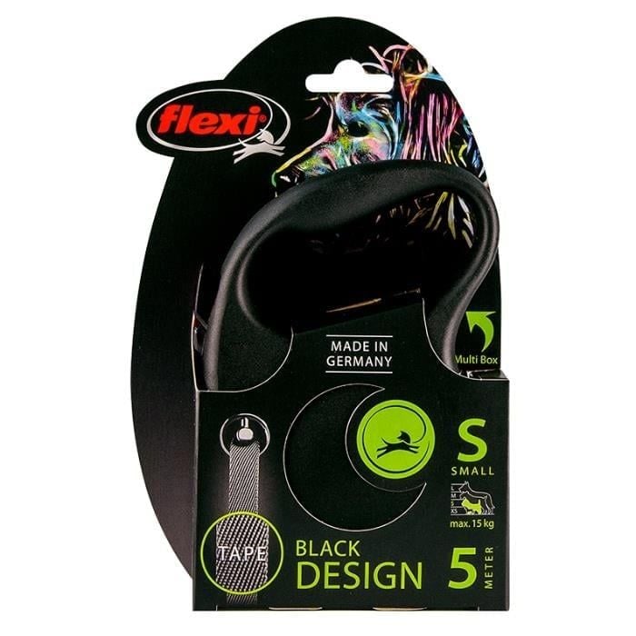 Flexi Black Design Siyah S Şerit (5 Metre)