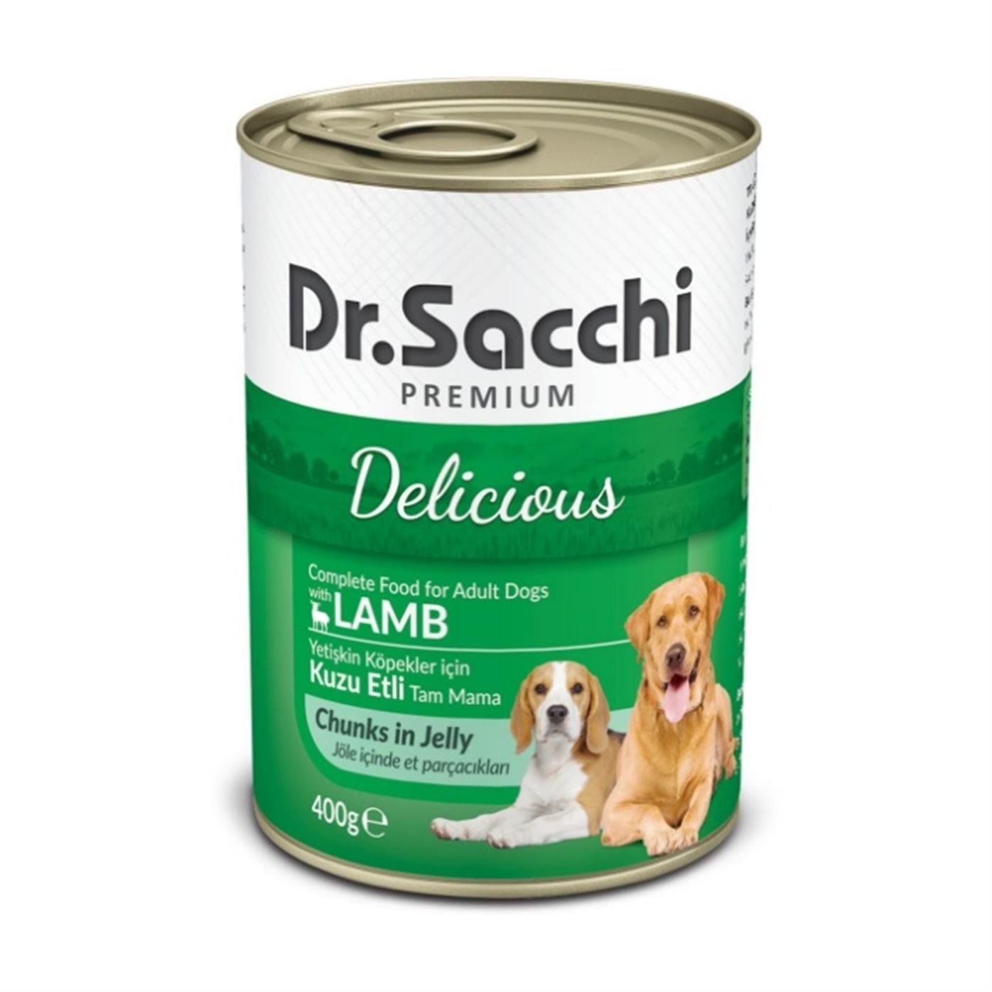 DR. SACCHİ KP KUZU ETLİ KÖPEK KONSERVESİ 400GR