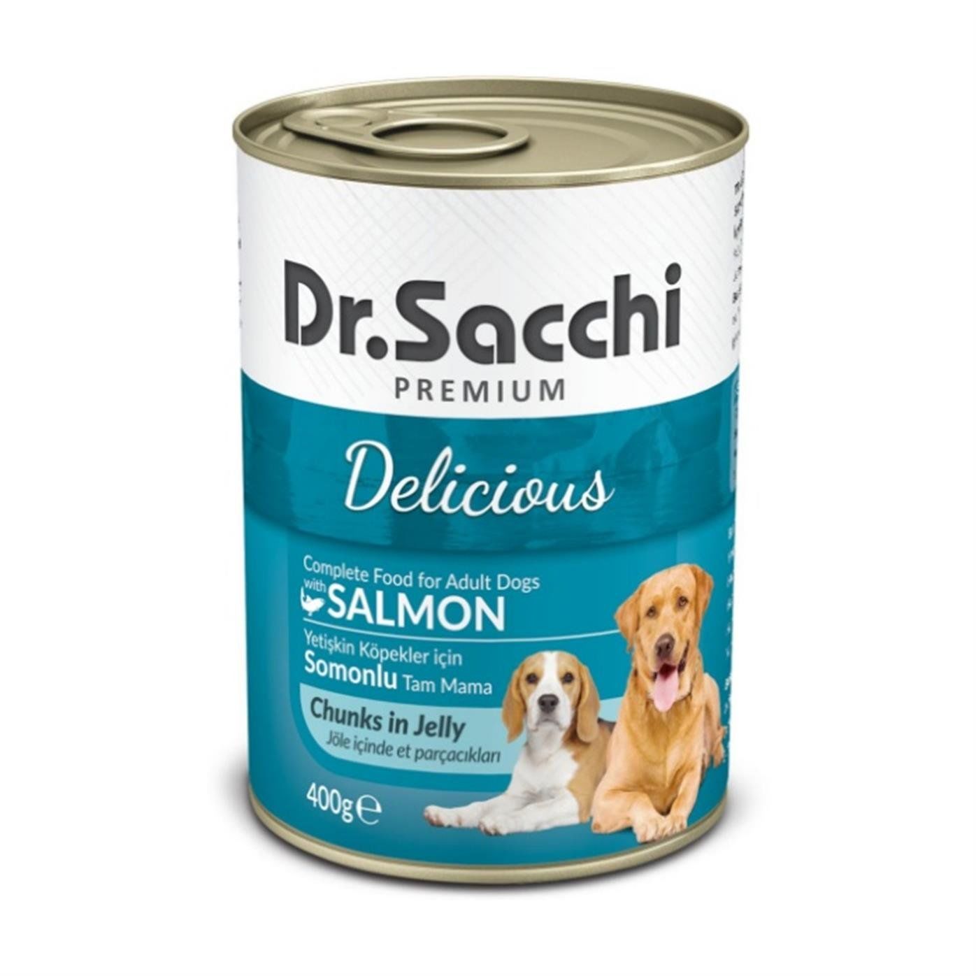 DR. SACCHİ KP SOMONLU KÖPEK KONSERVESİ 400GR