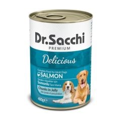 DR. SACCHİ KP SOMONLU KÖPEK KONSERVESİ 400GR