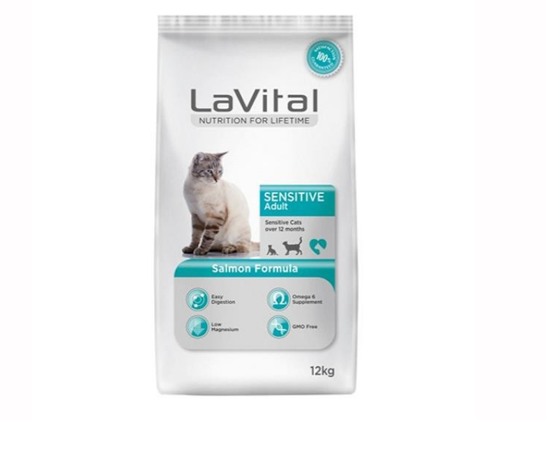 LAVİTAL  ADULT KEDİ MAMASI SOMON 12 KG