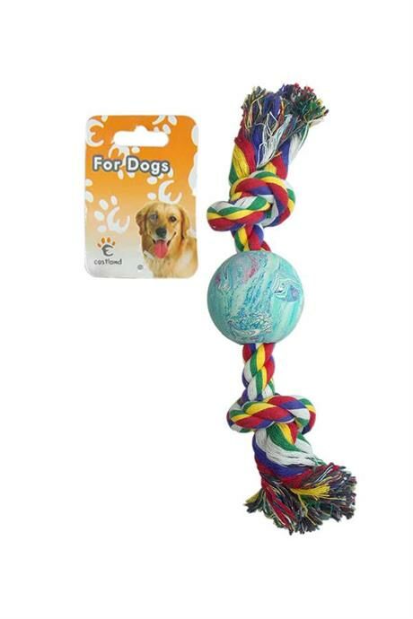 Eastland köpek oyuncak kauçuk toplu diş ipi 501-604