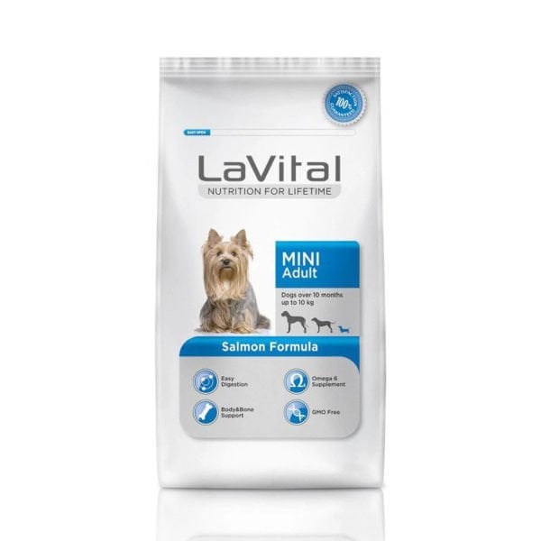 Lavital Mini Adult Somonlu Mini Irk Yetişkin Köpek Maması 1,5 Kg