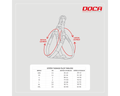 Doca Dokuma Köpek Göğüs Tasması Turuncu XL
