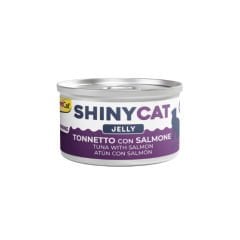 Gimcat Shiny. Ton Balıklı Somonlu Kedi Konservesi 70 Gr