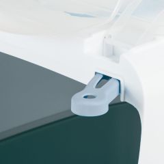 Stefanplast Cathy Easy Clean Kapalı Kedi Tuvaleti Mavi