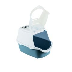 Stefanplast Cathy Easy Clean Kapalı Kedi Tuvaleti Mavi