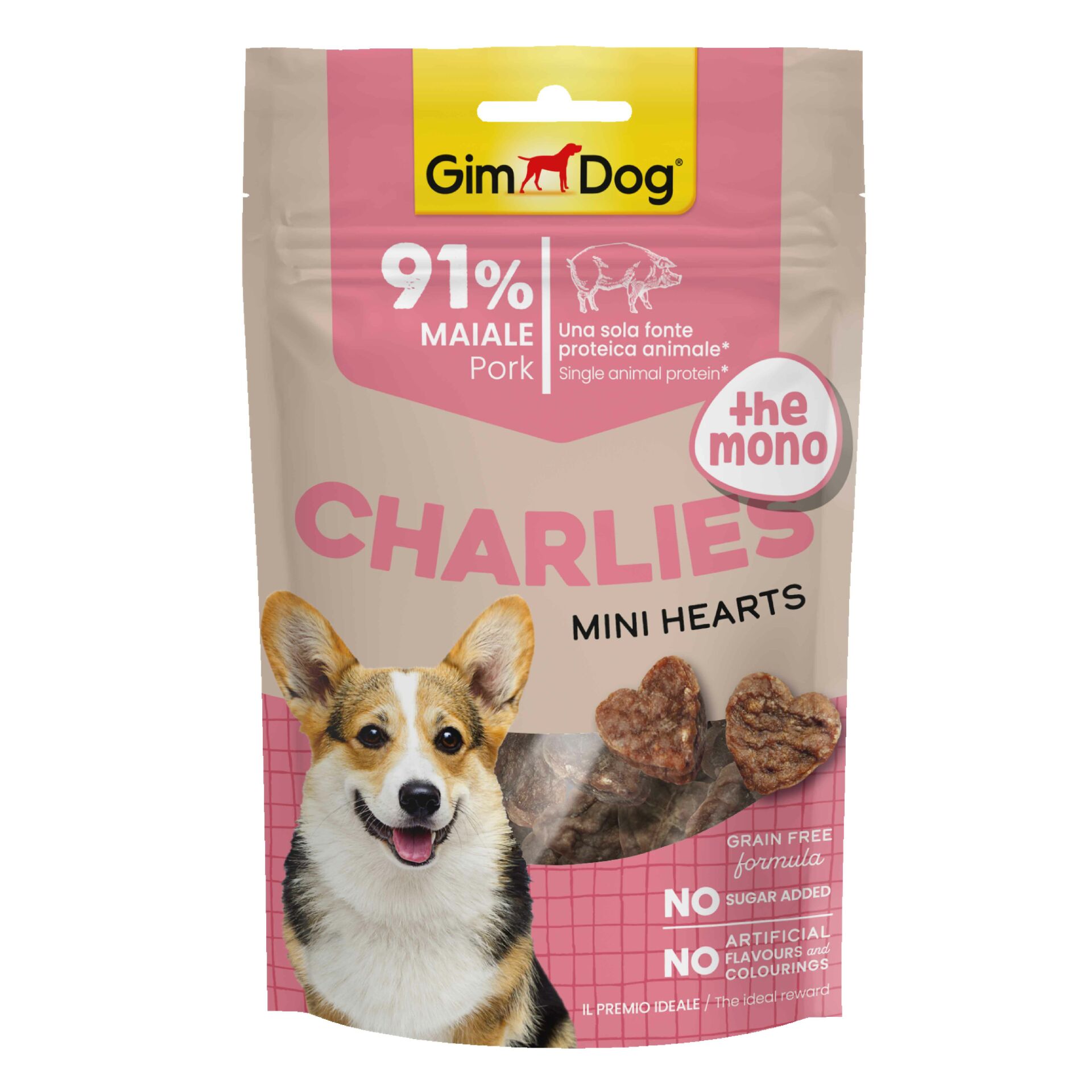 GimDog Charlies Domuz Etli Köpek Ödül Maması 70 Gr