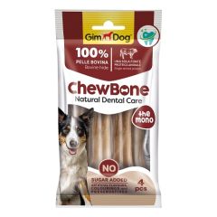 GimDog Chew Bones Köpek Çiğneme Kemiği 4lÜ 80 Gr