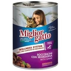 MİGLİOR GATTO KONS. AV HAYVANLI 405 GR #PARÇA