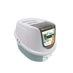 M-PETS ECO TIMA KAPALI KEDİ TUVALETİ M YEŞİL 20117399