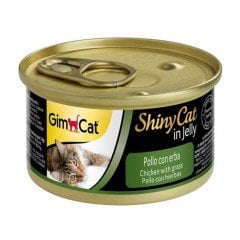 Gimcat Shinycat Tavuklu Çimenli Kedi Konservesi 70 Gr