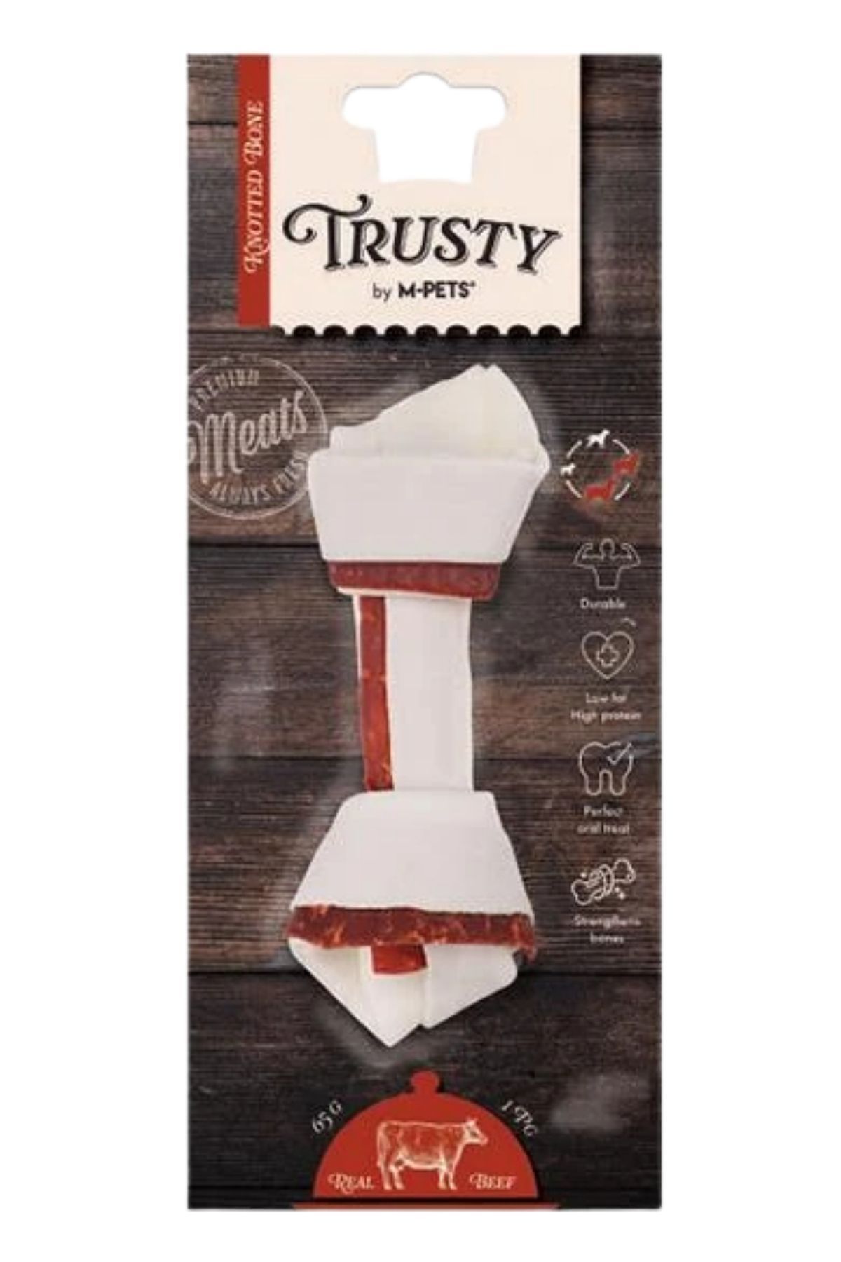 M-PETS TRUSTY BEEF DÜĞÜMLÜ KEMİK 15,3 CM 19046699