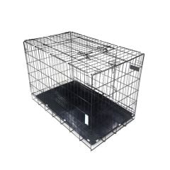 Dog Cages Alt Izgaralı Metal Köpek Kafesi No:2  92*56*66cm