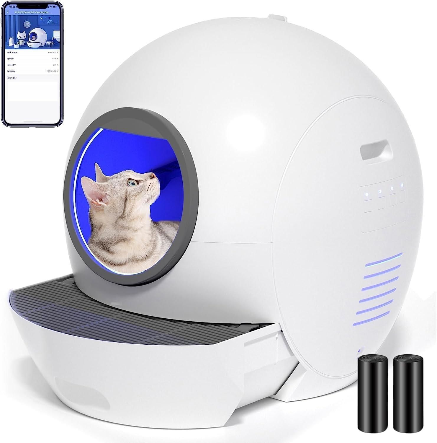 ELS Pet SMART PRO OTOMATİK AKILLI KEDİ TUVALETİ