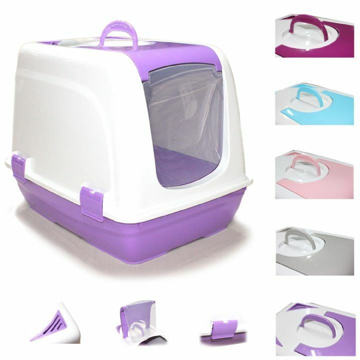 Büyük Boy Kapalı Kedi Tuvaleti 46*65*50cm