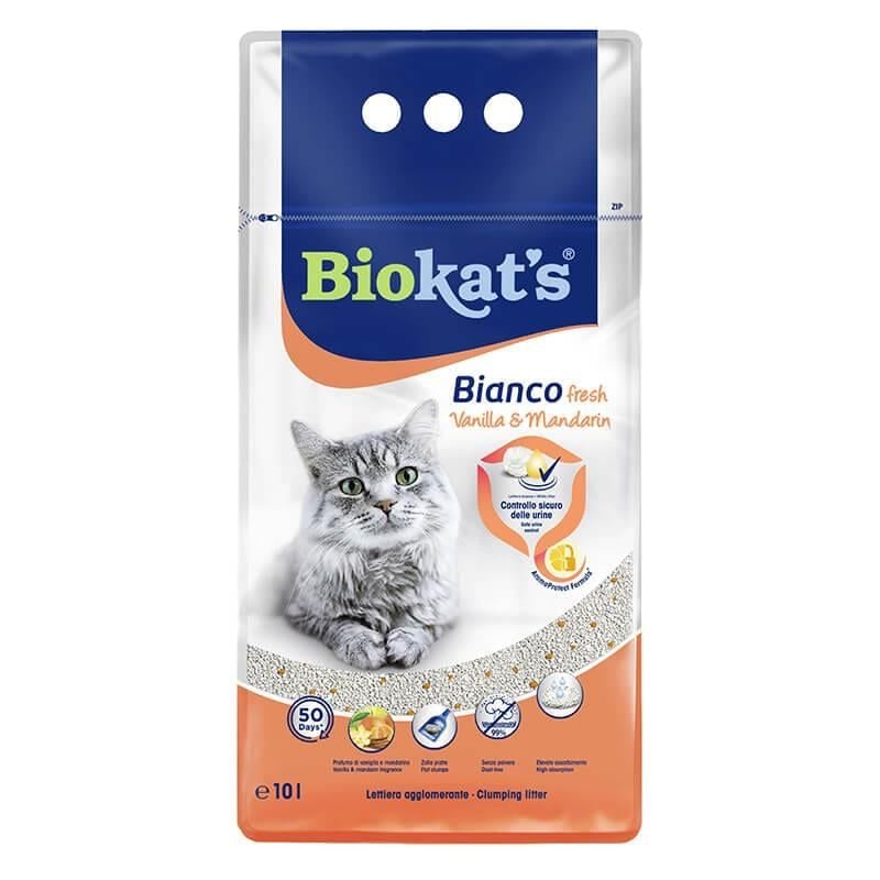 BİOKATS MANDALİNALI KEDİ KUMU 10 LT
