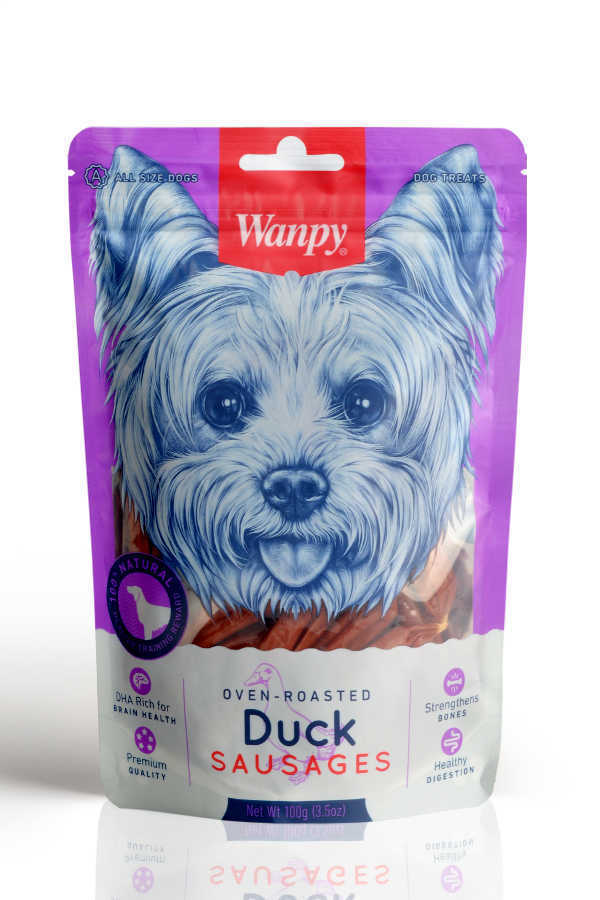 Wanpy Ördek Etli Sosis Köpek Ödülü 100 gr
