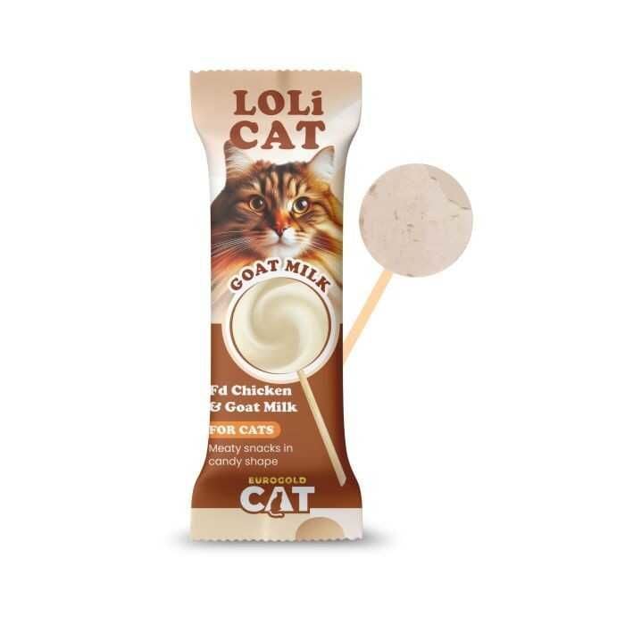 EuroGold Cat LoliCat Kediler İçin Keçi Sütlü Lolipop 1 Adet
