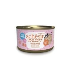 Schesir Baby Cat Tavuk ve Somonlu  Kedi Konservesi 70 Gr