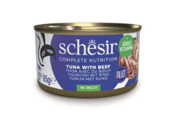 Schesir Ton Balıklı ve Kırmızı Etli Jöleli Kedi Konservesi 85 Gr