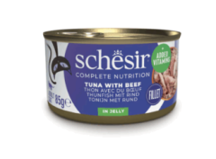 Schesir Ton Balıklı ve Kırmızı Etli Jöleli Kedi Konservesi 85 Gr