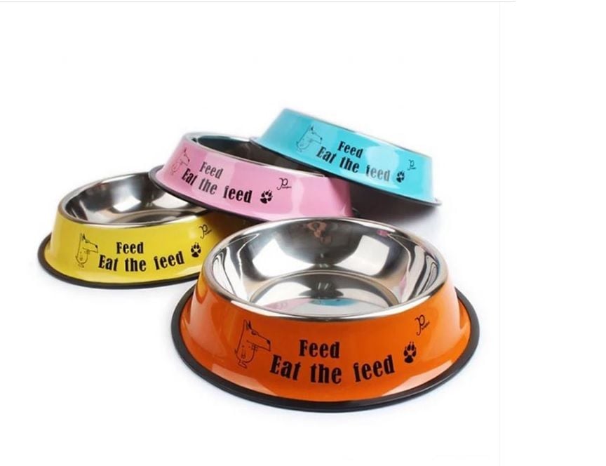 NUNBELL RENKLİ ÇELİK MAMA KABI 15CM