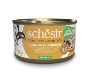 Schesir Ton Balıklı ve Tavuklu Kedi Konservesi 85 Gr