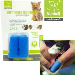 NUNBELL SİLİKON PARMAK DİŞ FIRÇASI 2Lİ