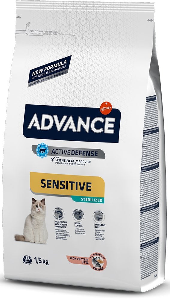 Advance Somonlu Kısırlaştırılmış Kedi Maması 1.5 Kg