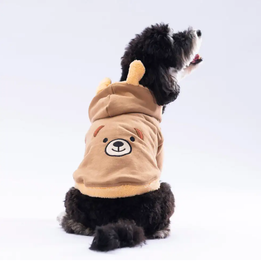 Pawstar Grizzly Kapşonlu Sweat Kahve M