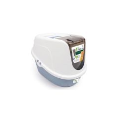 M-Pets Eco Tima Kapalı Kedi Tuvaleti L Mavi  60x45x42 cm