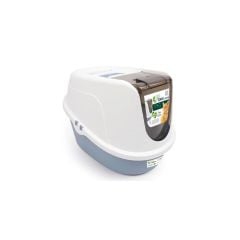 M-Pets Eco Tima Kapalı Kedi Tuvaleti L Mavi  60x45x42 cm