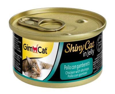 Gimcat Shinycat Tavuklu Karidesli Konserve Maması 70 Gr