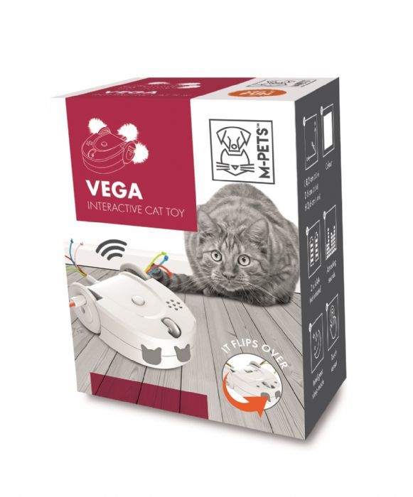 M-PETS Vega İnteraktif Kedi Oyuncağı Beyaz 20630699