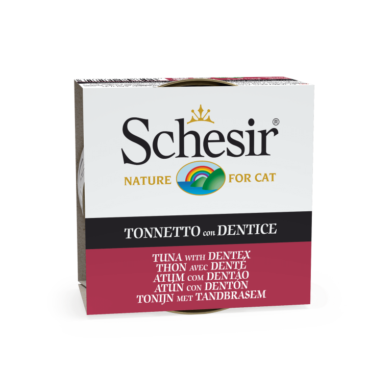 Schesir Ton Balıklı ve Dentex Balıklı Kedi Konservesi 85gr