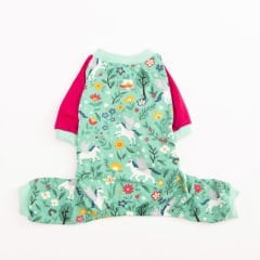 Pawstar Mint Unicorn Pijama Köpek Tulumu 2XL