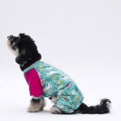 Pawstar Mint Unicorn Pijama Köpek Tulumu 2XL