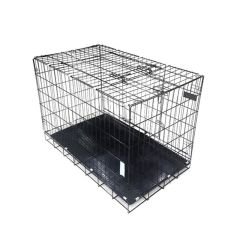 Atlantik Alt Izgaralı Metal Köpek Kafesi 90*56*65 cm