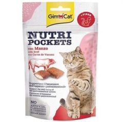 Gimcat Nutri Pockets Biftekli Malt  Kedi Ödülü 60 Gr