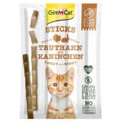 Gimcat Sticks Hindili Tavşanlı Kedi Ödül Çubuğu
