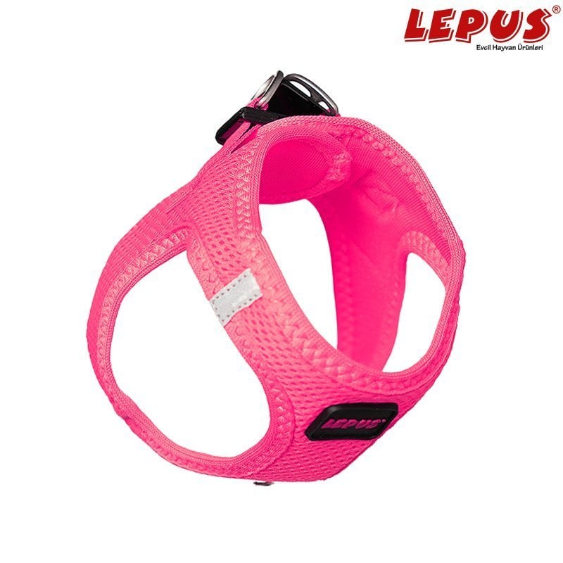 Lepus Air-Mesh Köpek Göğüs Tasma L Pembe