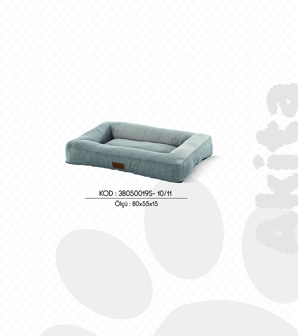 WOOLART AKİTA S GRİ YATAK 55*80*15 CM