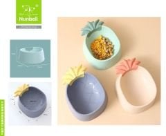 Nunbell Ananas Şeklinde Tekli Plastik Mama Kabı  400-8186