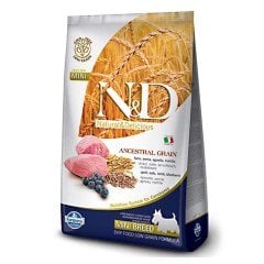 N&D Düşük Tahıllı Kuzu Etli Ve Yaban Mersinli Küçük Irk Yetişkin Köpek Maması 7 Kg