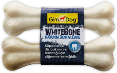 GimDog White Bone Press Kemik 14 Cm -120 Gr ( 2'li Paket )