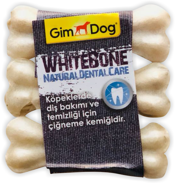 Gimdog Sütlü Press Dental Köpek Ödül Kemiği 9 Cm 3 lü